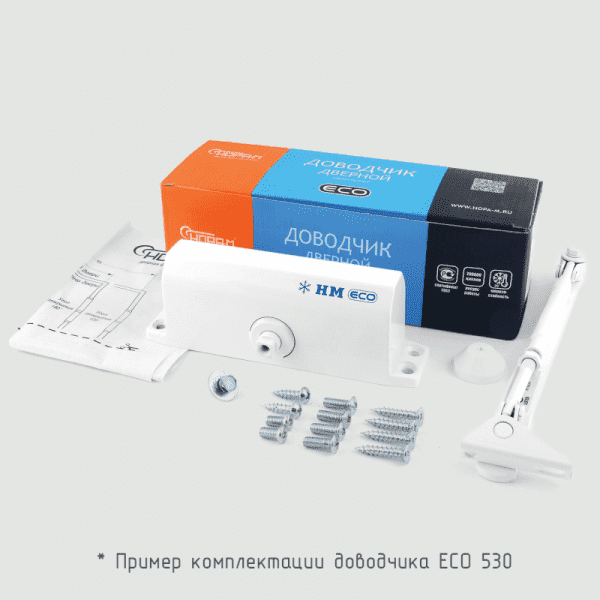 Доводчик дверной модель 530 ECO (Серебро)