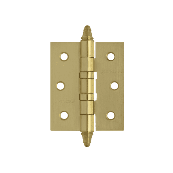 Петля универсальная модель 3"-2ВВ (75*63*2,5) с колп. (Матовое латунное покрытие)